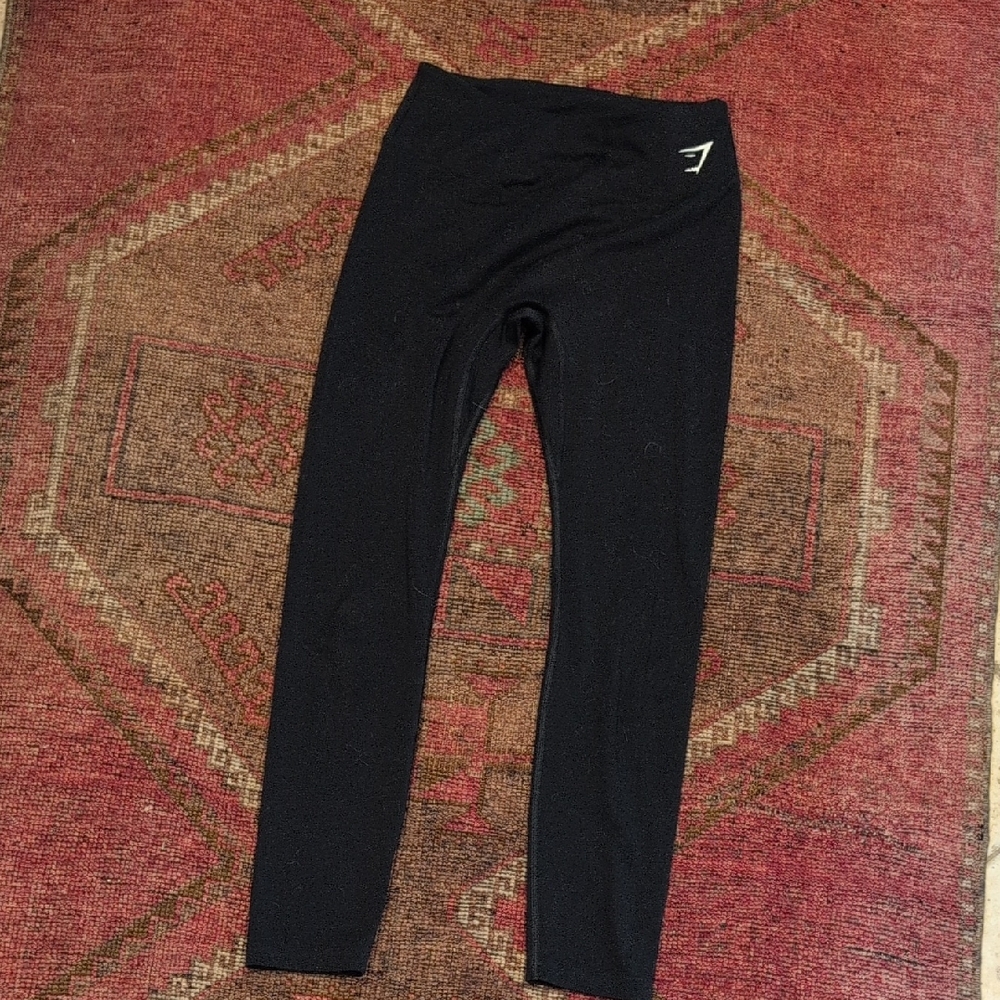 Black Leggings with Logo